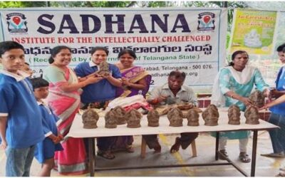 Ganesh Idol Making Workshop at Sadhana