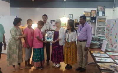 Exhibition of Student-Made Products at Global Data